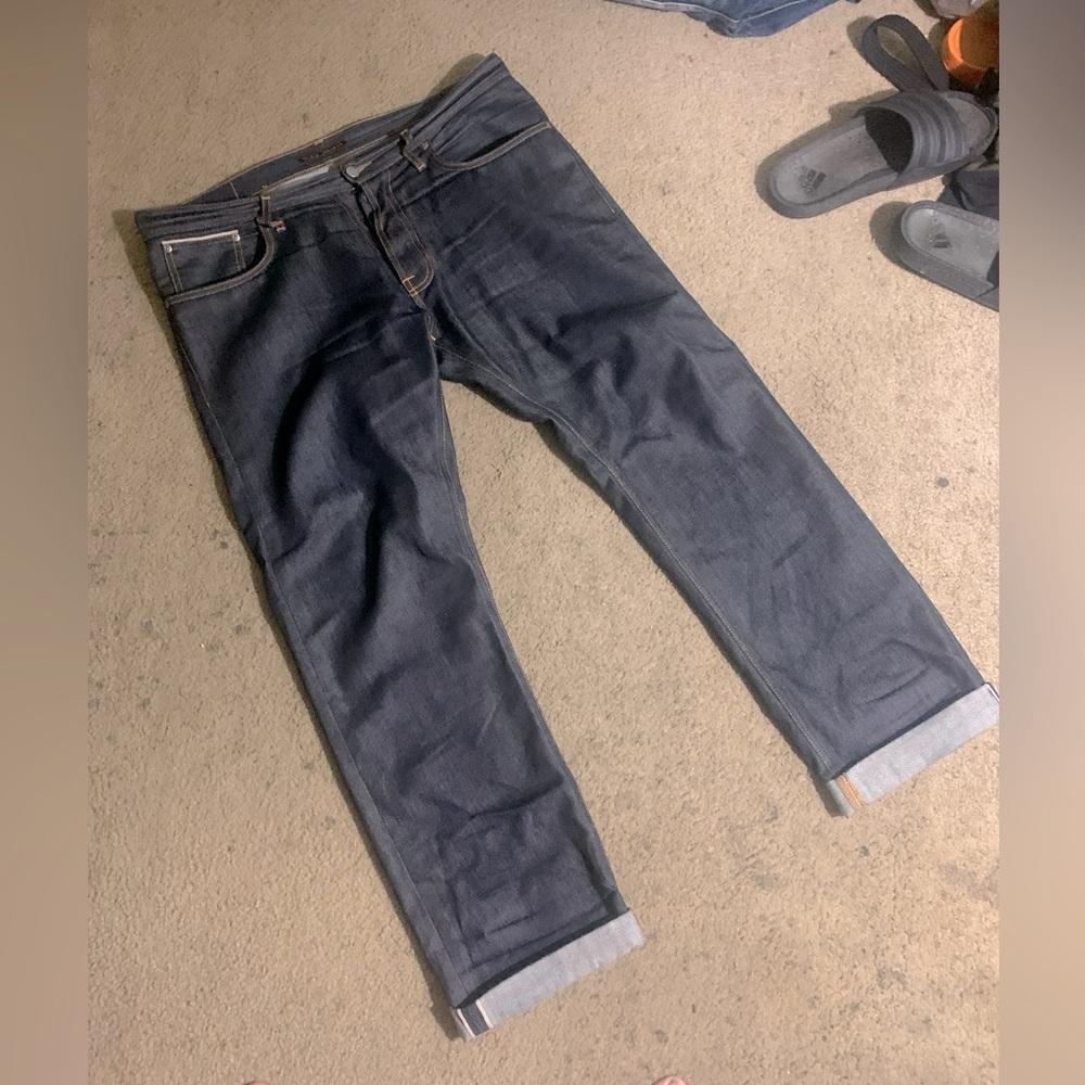 Nudie jeans dry ropy selvage, straight Alf fit, 36x34